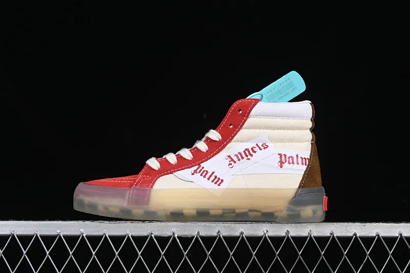 All categories Vans Vans series Vans Mid Vans China Palm Angels x Vans Sk8-Mid joint mid-top casual sneakers VN000CRPGRN